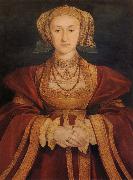 Anne de Cleves reine d'Angleterre,quatrieme epouse d'Henri VIII Hans Holbein